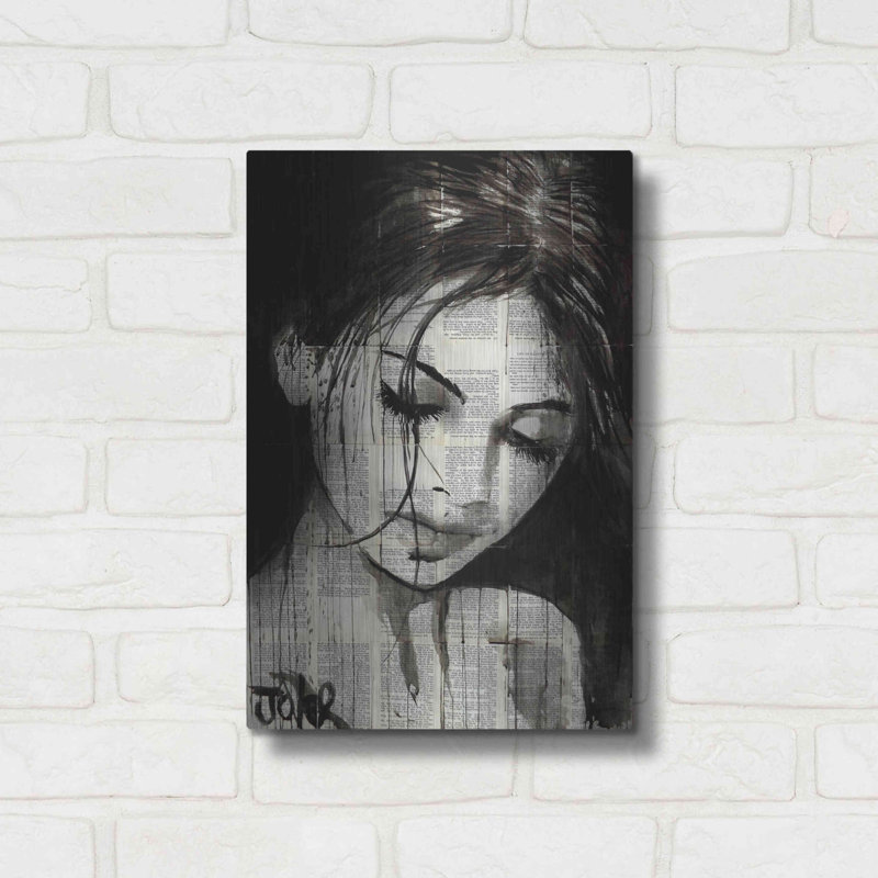 Red Barrel Studio® «Wild Daisy» par Loui Jover, art mural en métal, H 16 po x l 12 po