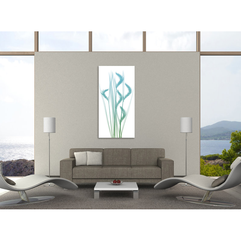 "Serene Flourish 1", toile tendue par Albert Koetsier, H 24 po x l 12 po x P 1,5 po