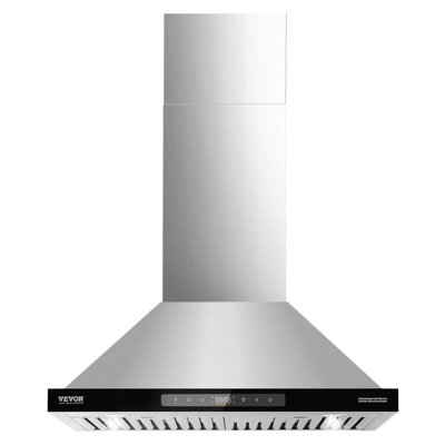 30" Wall Mount Range Hood Ceiling Mount Vent 800CFM Gesture & Touch Control