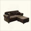 Canapé Chesterfield rembourré en velours avec garniture cloutée et accoudoirs roulés, canapé de style Mid-Century moderne capitonné, comprend 2 coussins-464730213