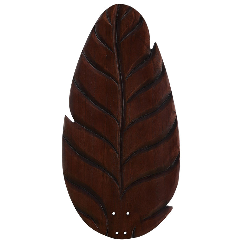 Ceiling Fan Blade, 2.28" H x 60" W x 13.03" D, Dark Cherry