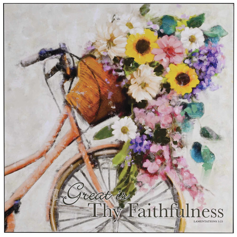Plaque murale Thy Faithfulness 20 x 20