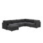 Canapé modulaire rembourré en velours côtelé Ghtonkes-1132440080