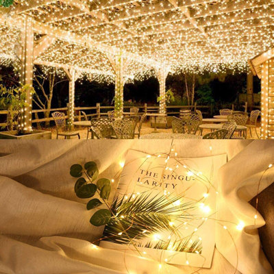 72.18 Ft Outdoor Solar String Lights Chrismas Decoration Fairy String Lights