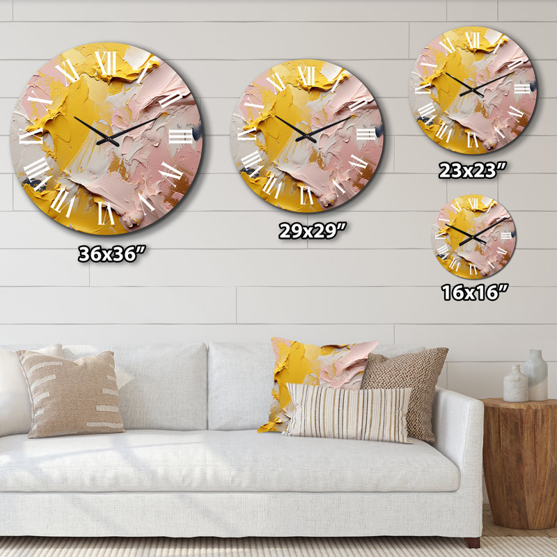 Metal Wall Clock, Extra Large