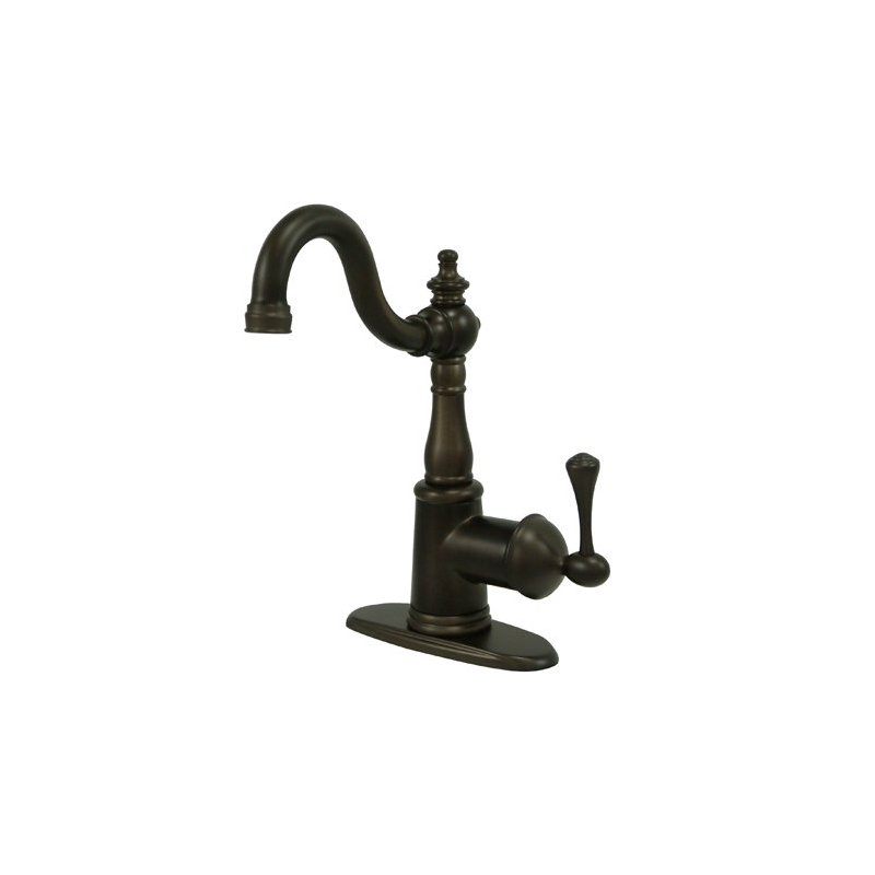 Single hole Single Handle Bathroom Faucet with Drain Assembly, Oil Rubbed Bronze