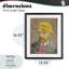 «Van Gogh in Yellow Hat», reproduction imprimée sous verre encadrée, design par Masters Redux-448976906-448976916