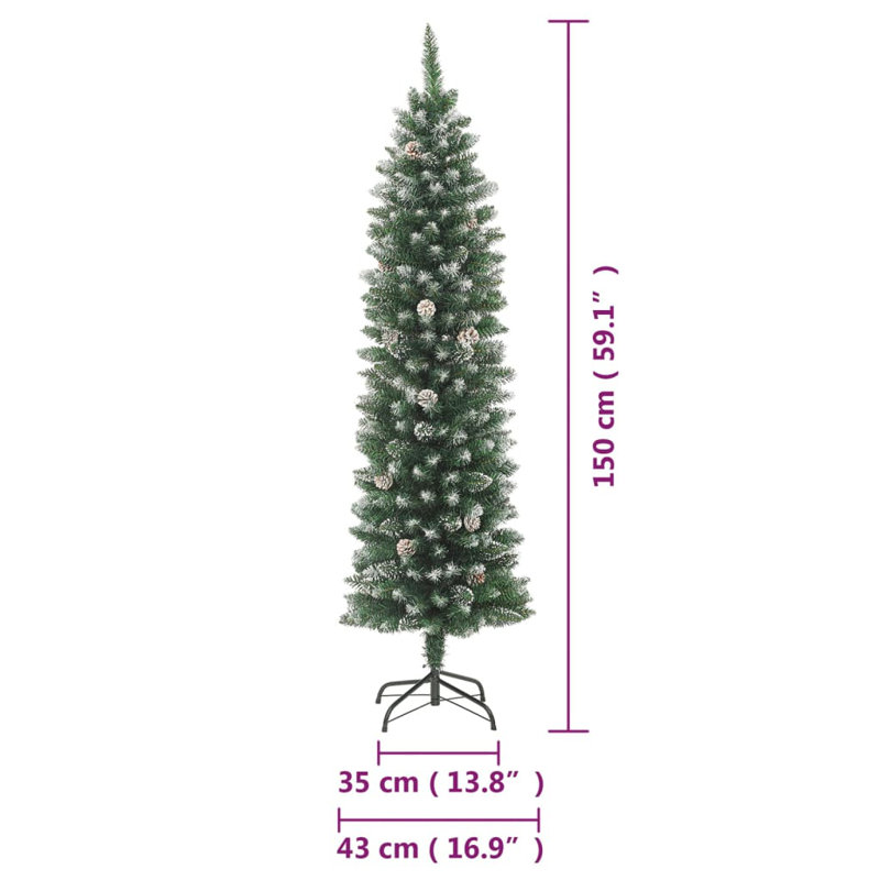 Arbre de Noël artificiel de Noël, 4 pi 11,1 po H