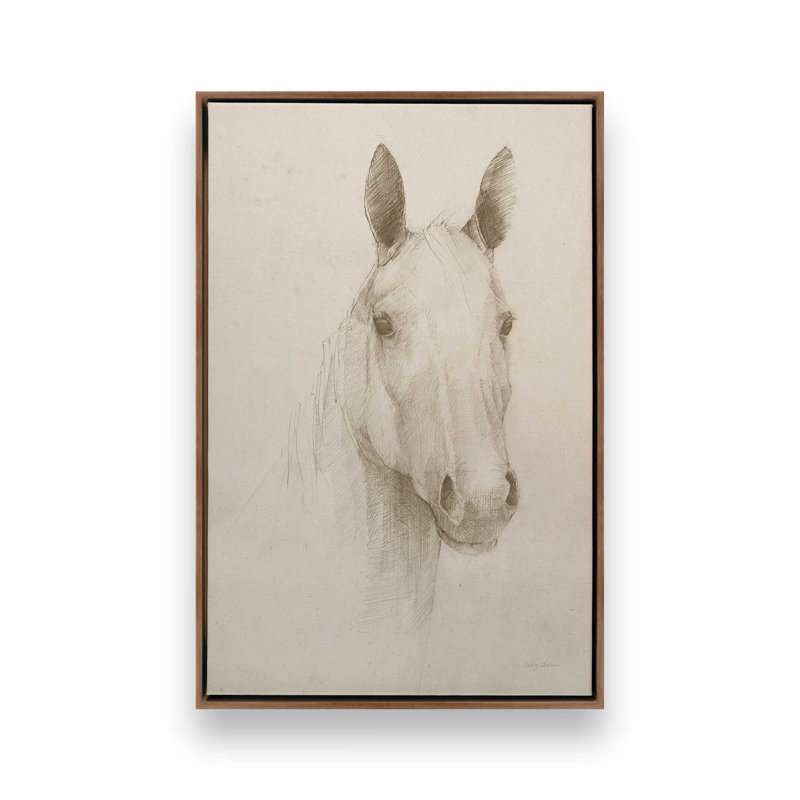 "Romeo sur papier vieilli" par Avery Tillmon, reproduction d'art sur toile, H 36 po x l 24 po, Cadre flottant, Brun