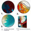Éveil rythmique abstrait bleu sarcelle - reproduction d'art abstrait-1198401115-1158259840