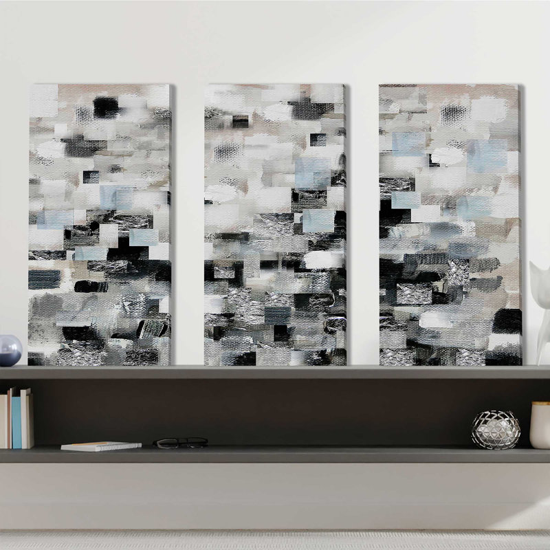 " Reflections " 3 - Pieces, 24" H x 36" W x 0.75" D