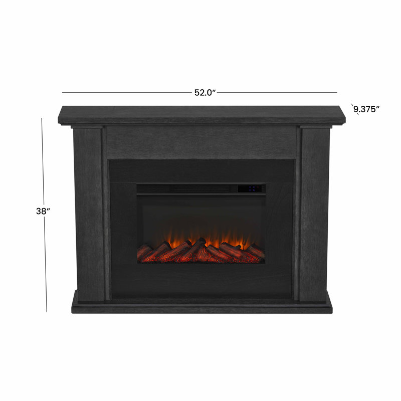 Tejon 52" Slim Electric Fireplace by Real Flame, Gray