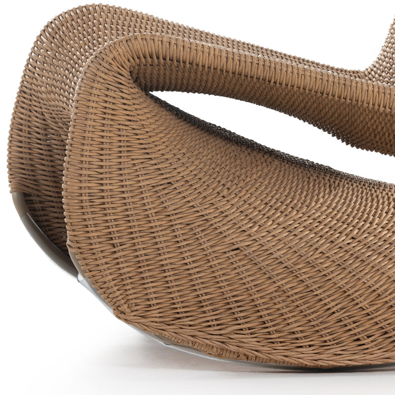 Portia Outdoor Lounge Chair, Vintage Natural