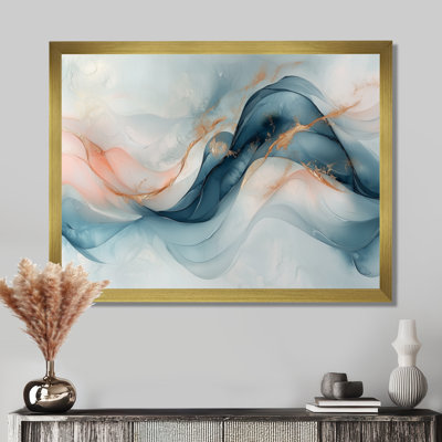 Octavus Fluid Foundations Of Quartzite Marble II - abstract marble Wall Art