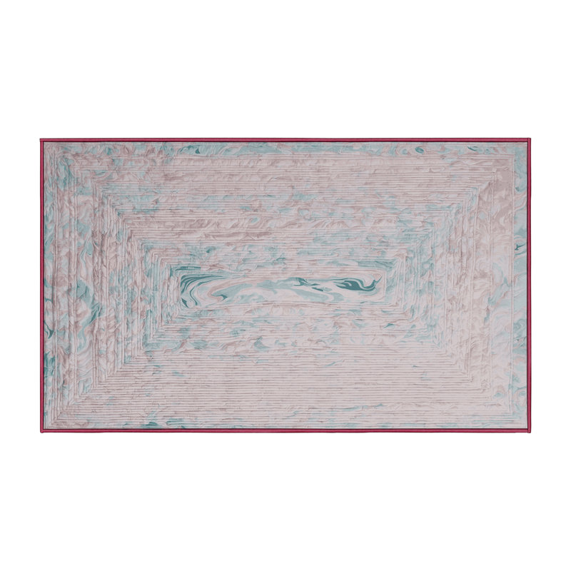 Tapis beige lavable à la machine, Tapis de couloir 2 pi x 4 pi