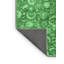 Tapis oriental en laine / polyester tissé à la machine Oliva - vert / gris-663379323