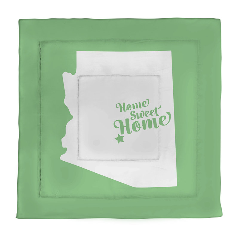 Mesa Modern & Contemporary Polyester Percale Comforter, Green