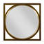 Sutton Square Metal Beveled Wall Mirror