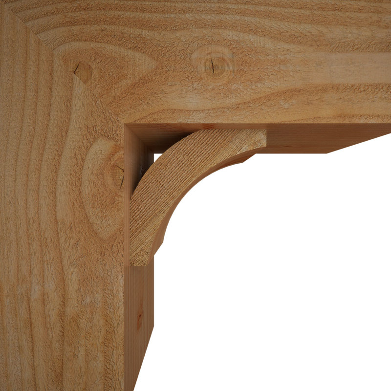 Support pour scie rugueuse avec support décalé, sapin Douglas, l 8 po x P 18 po x H 18 po, 18 po x 18 po