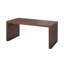 Bureau d'ordinateur 62 "en bois brun