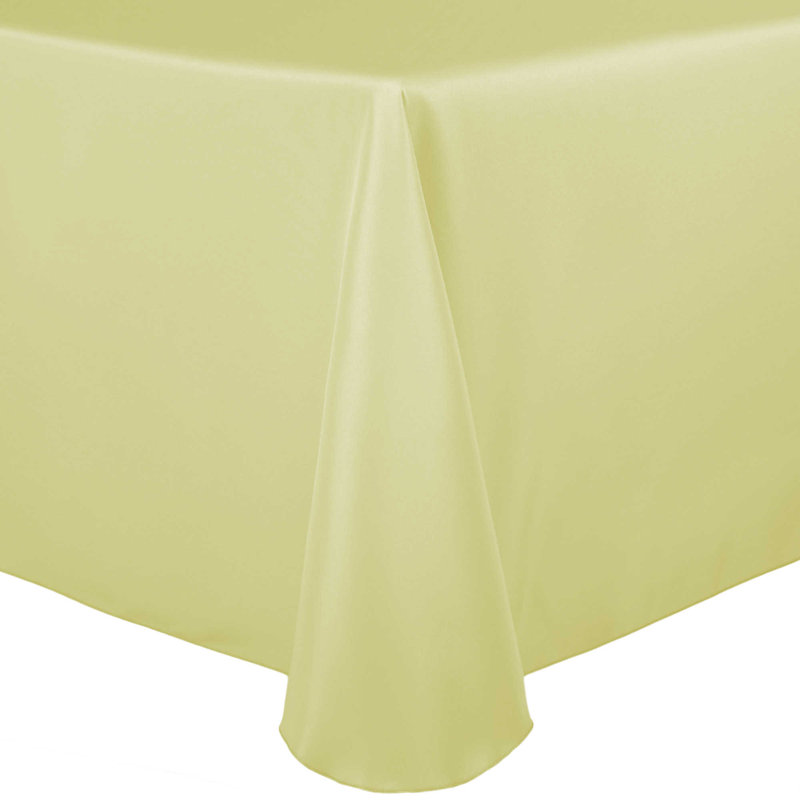 Denelle Solid Color Square Tablecloth, Maize Light Yellow