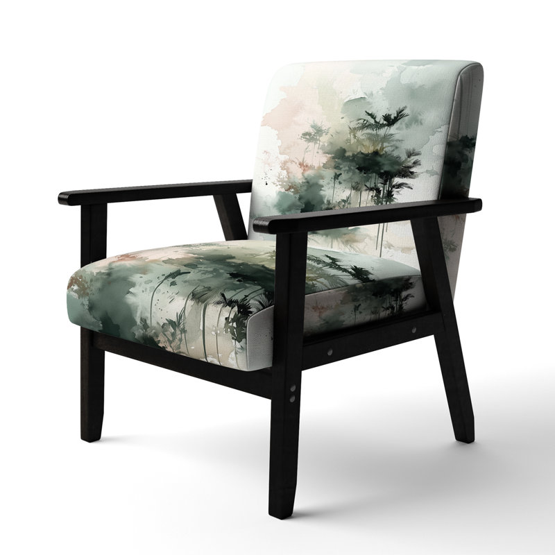 Chaise d'appoint Forest, Black Square Arms