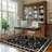 Living Room Rug 5x7 ft Black Area Rug Machine Washable Rug, Non Slip Vintage Rug Stain Resistant Indoor Large Carpet for Bedroom, Distressed Retro Floor Rug for Classroom, Dorm, Dining Room-680413488-691651240