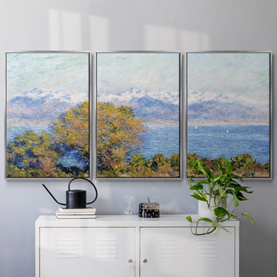 " The Alps Seen From Cap D'Antibes, 1888 " 3 - Pieces