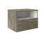 Hailey 49cm W Manufactured Wood Bedside Table