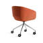 Chaise de travail hôte en velours tempête-93525272