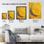 Crescent Moon Moonlight Tassels Wall Art Print