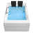 Modern 72'' x 47.99'' Alcove / Tile In Whirlpool Plastic / Acrylic Bathtub with Faucet