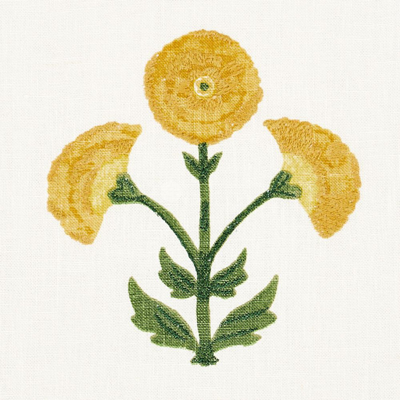Tissu de broderie Saranda, Marigold
