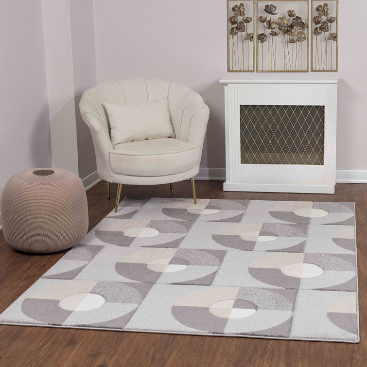 Cross Geometric Area Rug