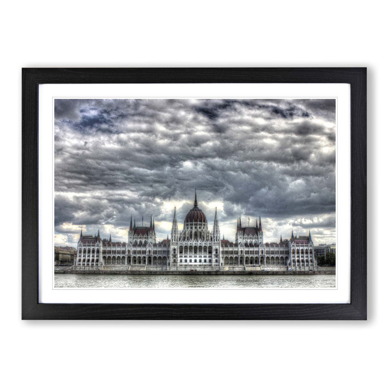 Single Picture Frame Print, Black