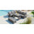 5-Piece Outdoor Patio Rattan Sofa Set, Sectional Pe Wicker L-Shaped Garden Furniture Set With 2 Extendable Side Tables, Dining Table And Washable Covers For Backyard, Poolside, Indoor-836809578-836809572
