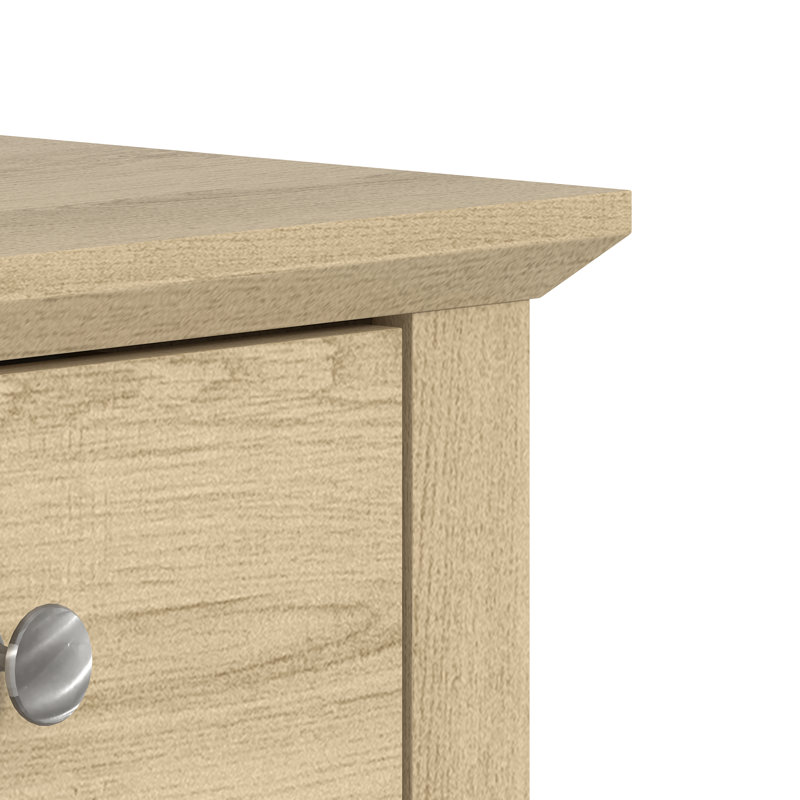Table de chevet 1 tiroir Tevrat l 19,3 po, Chêne d'Oslo