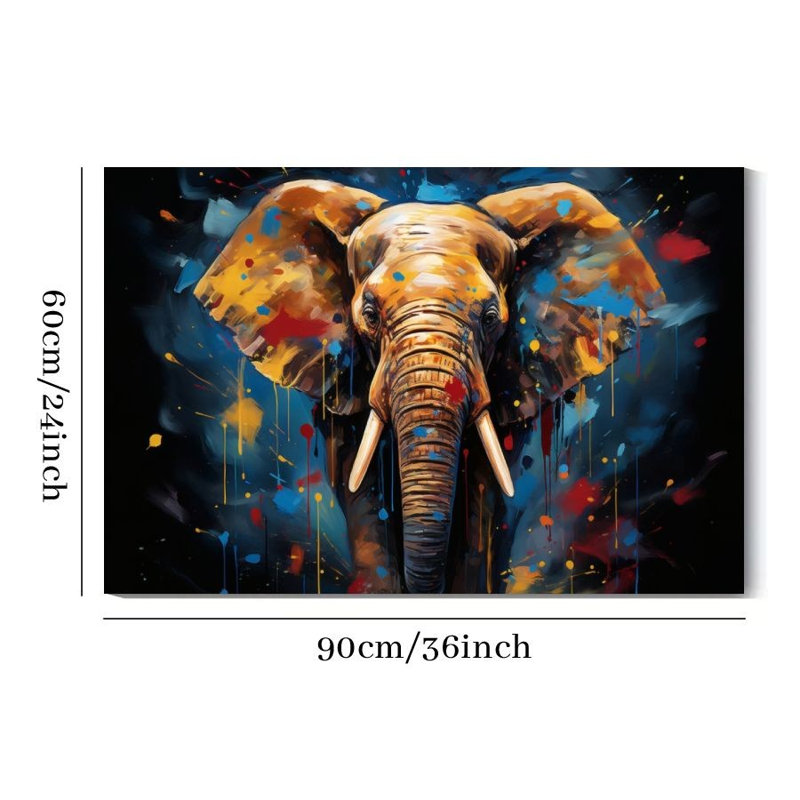 Impression sur toile encadrée 1Pc