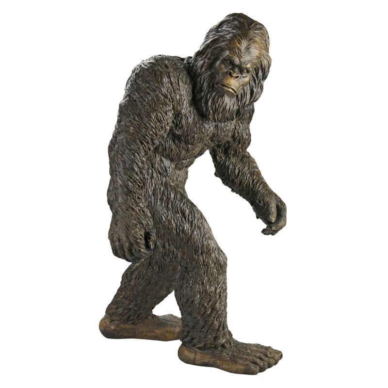 Large Hand-Painted Resin Bigfoot Garden Statue
