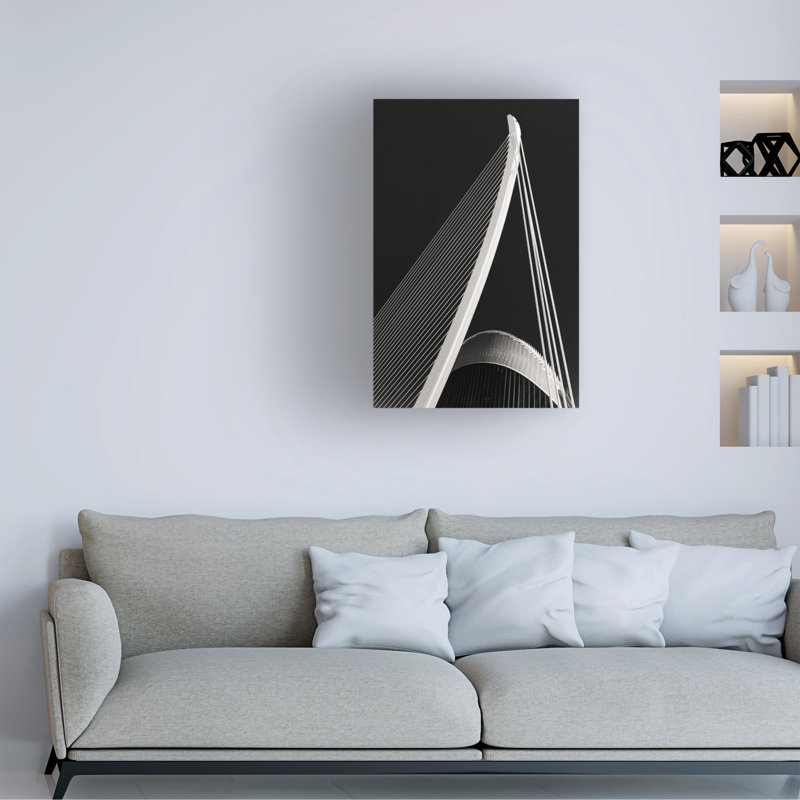Art sur toile Diagonal, H 19 po x l 12 po