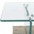 Kayley 39.4'' Glass Top Console Table-607793748