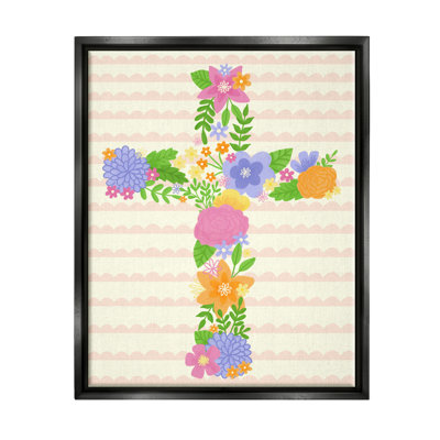 " Floral Cross Religious Symbol " by Taylor Shannon Designs