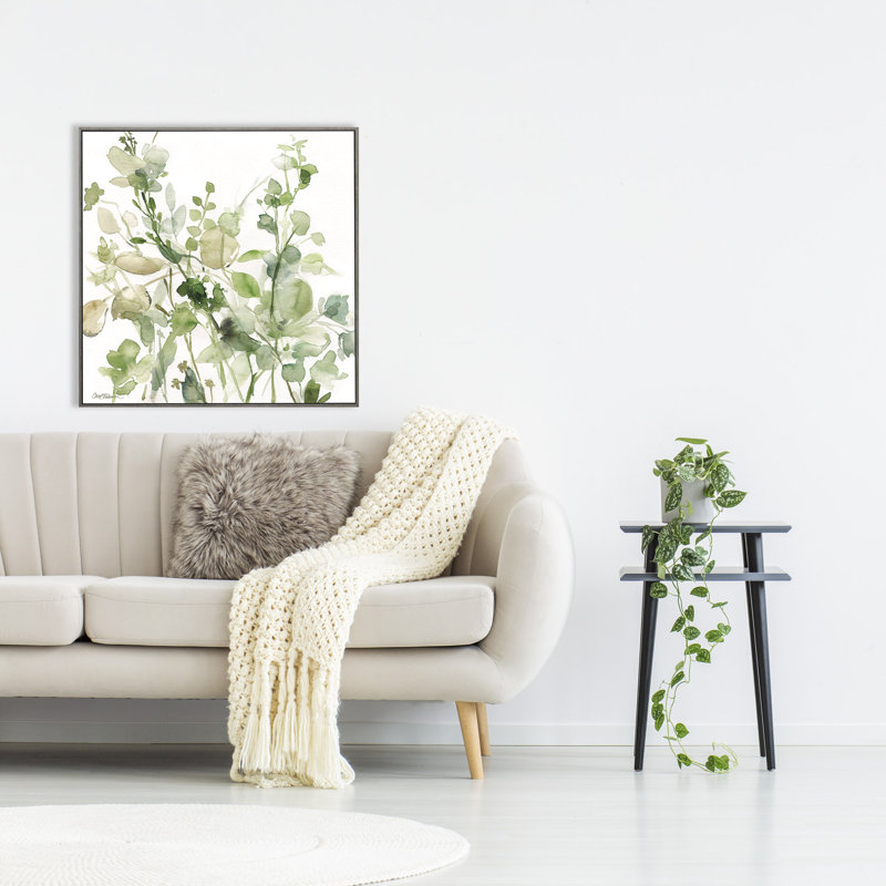 « sage jardin ii », reproduction d’art sur toile encadrée