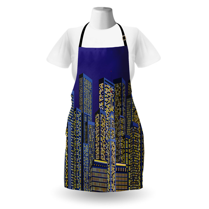 No Pattern Bib Apron