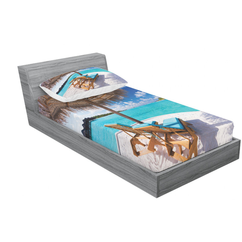 Microfiber Sheet Set, Twin XL Sheet Set with Fitted Sheet