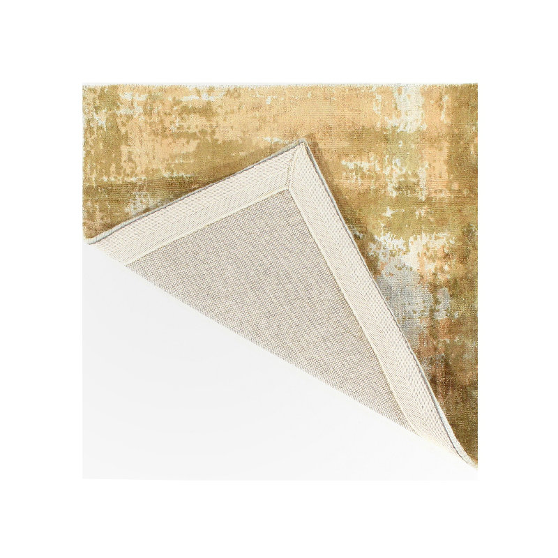 Tapis V.Silk moderne finement noué à la main 2 pi x 2 pi