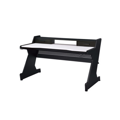 Bigga Black & White Gaming Desk