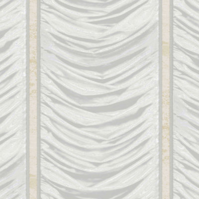 Opulence Luxury Italian Drape Glitter/Shimmer Double Width 33' L x 42" W Wallpaper Roll