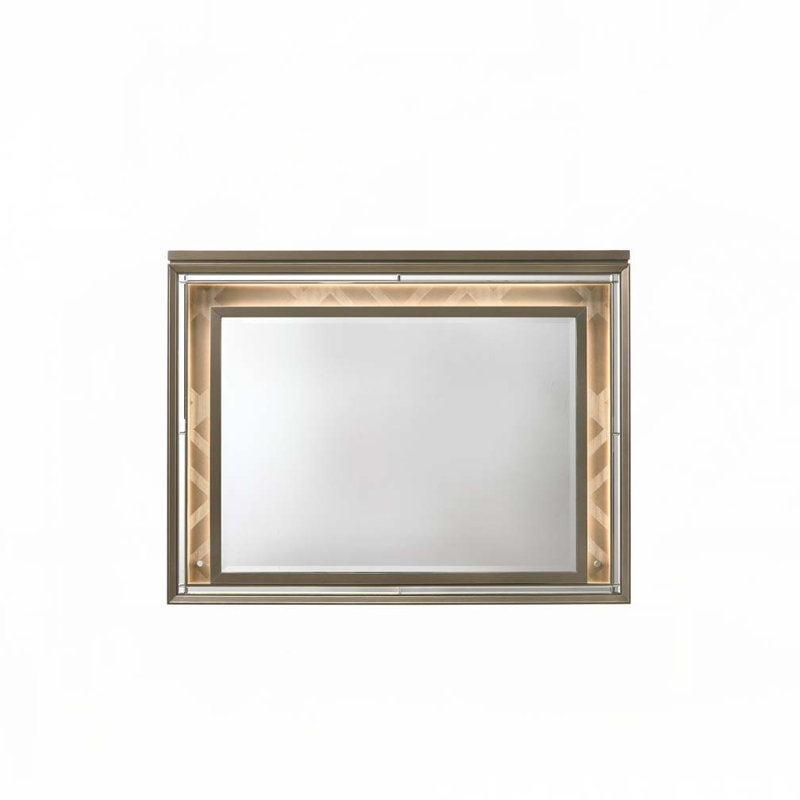 Miroir au fini champagne foncé