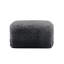 Repose-pieds en tissu moelleux gris foncé-794274920